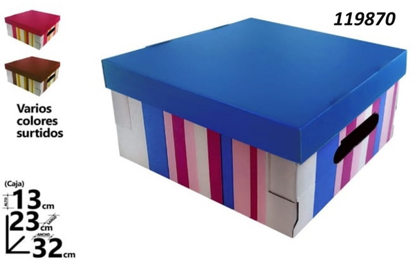 CAJA CARTON MONTABLE CON TAPA 3SURTIDA (6)