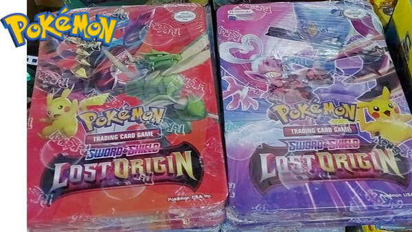 CARTAS POKEMON CAJA LATA GIGANTE