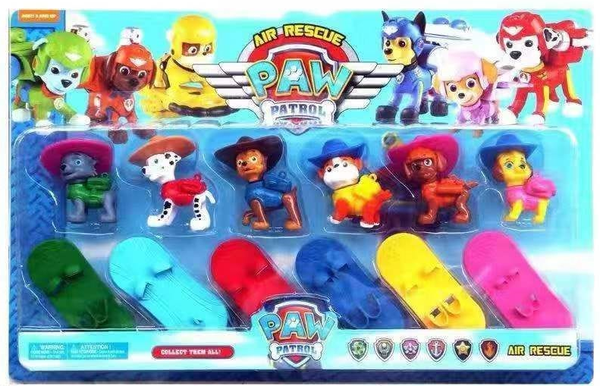 FIGURAS PAW PATROL 6ud BLISTER