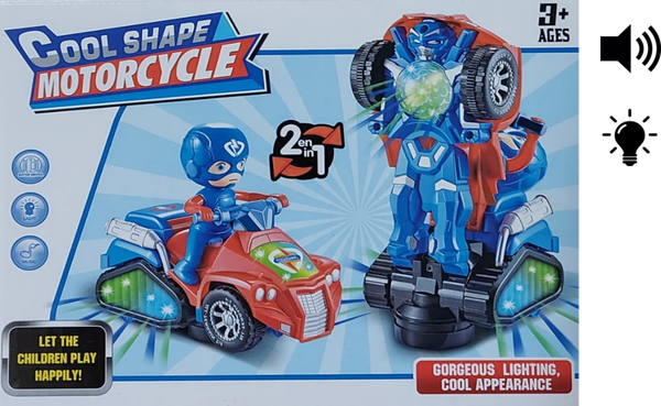 COCHE TRANSFORMER AVENGERS ACCION