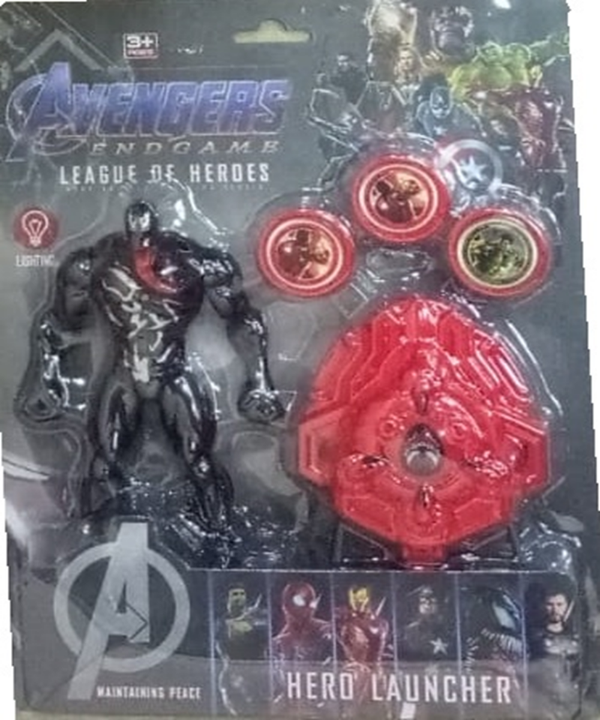 JUEGO LANZA DISCOS AVENGERS
