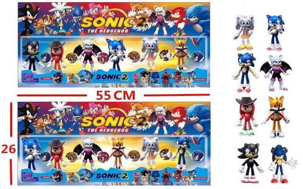 FIGURAS SONIC 6pz BLISTER
