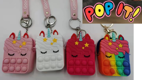 MONEDERO LLAVERO POP IT! SURTIDO