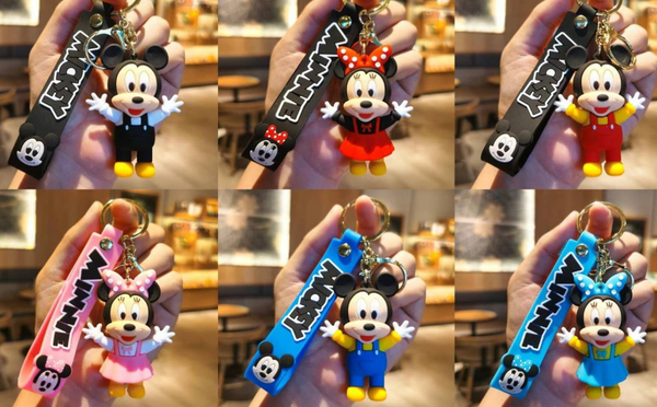LLAVERO ENGOMADO MICKEY/MINNIE