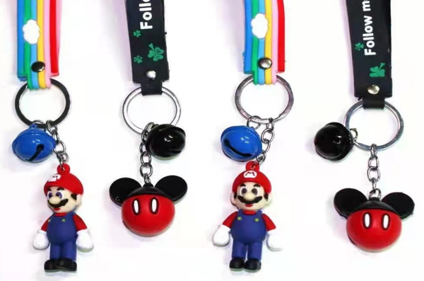 LLAVERO ENGOMADO SUPER MARIO