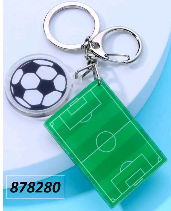 LLAVERO ACRILICO CAMPO FUTBOL