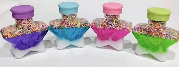 SLIME BOTE ESTRELLA BOLITAS (12)