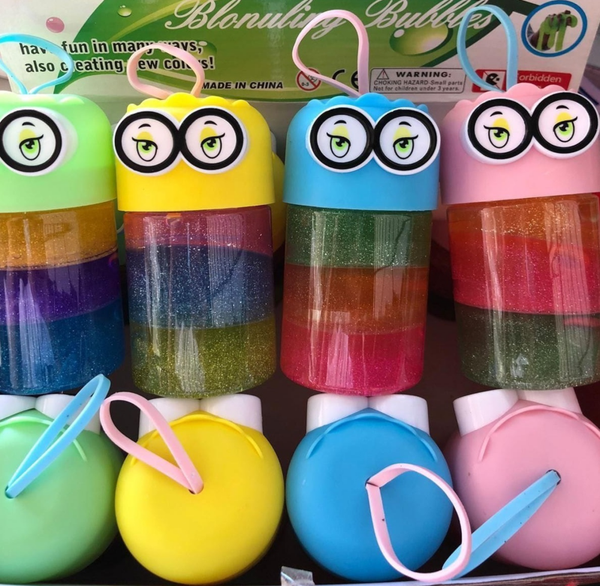 SLIME BOTE MUÑECO GAFAS (12)