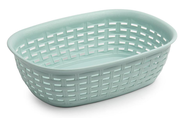 CESTA PLASTICO CALADA 28x20cm