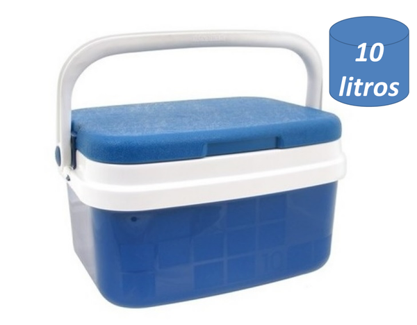 NEVERA RIGIDA TAPA PLANA 10litros