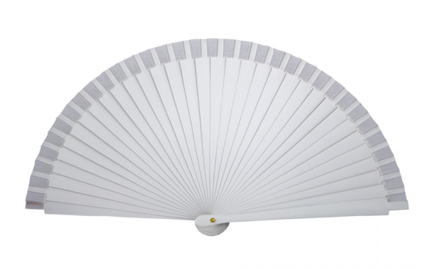 ABANICO 23cm MADERA BLANCO (12)