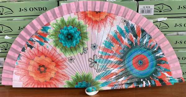 ABANICO 23cm DECORADO (12)
