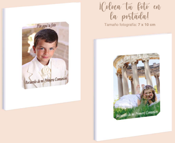 BLOC COMUNION PERSONALIZABLE 15x11cm