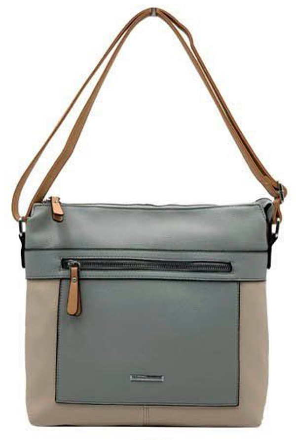 BOLSO CUADRADO BICOLOR 32x29cm