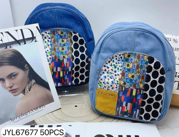 MOCHILA PASEO ESTAMPADA 28x20cm