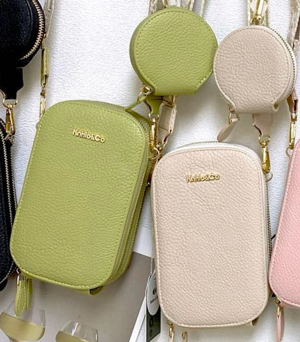 BOLSO PORTA MOVIL+MONEDERO CINTA 11x18cm
