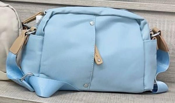 -BOLSO BANDOLERA LISO CREMALLERA 26x17cm