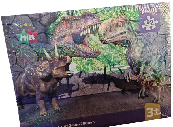 PUZZLE DINOSAURIOS CAJA 99pz