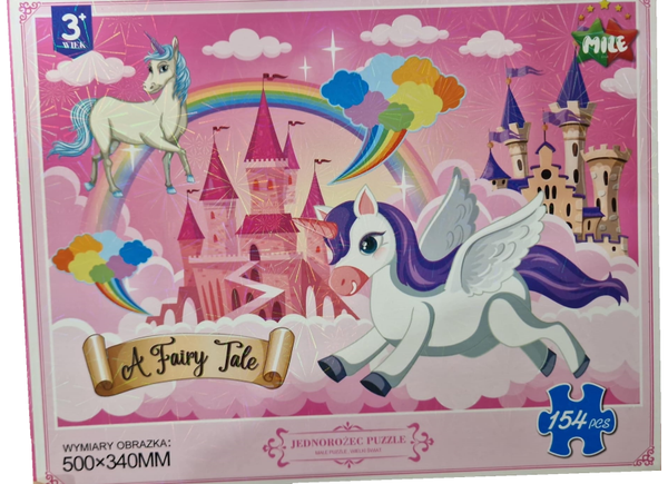 PUZZLE UNICORNIO CAJA 154pz