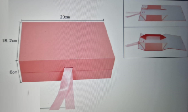 CAJA CARTON MONTABLE LAZO