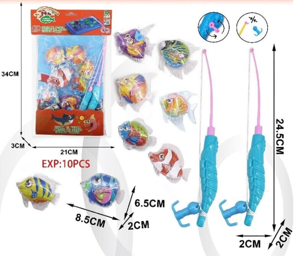 JGO. PESCA HINCHABLE PECES
