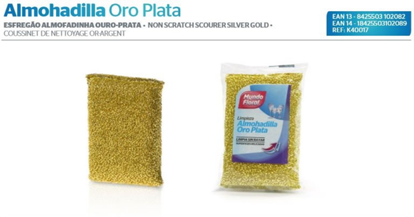 ESTROPAJO ALMOHADILLA ORO PLATA 2ud (30)