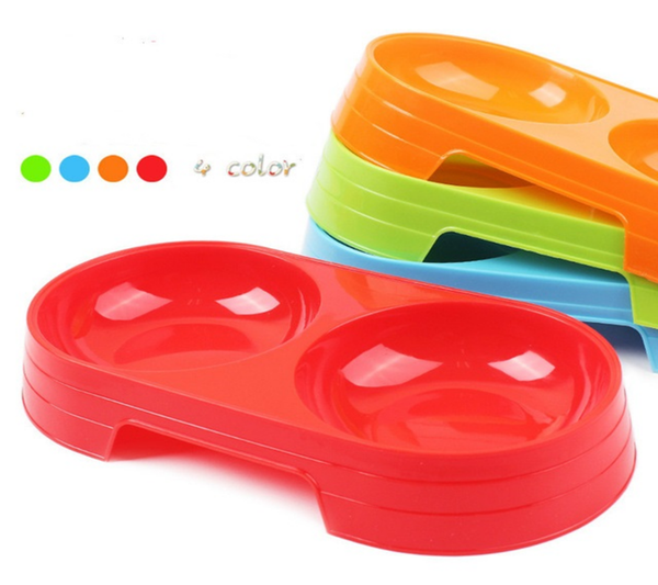 COMEDERO PERROS DOBLE PLASTICO