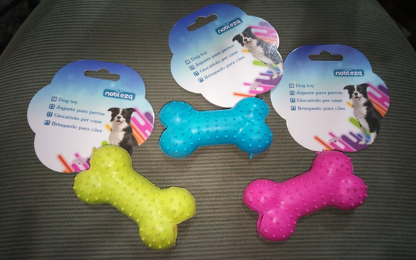 JUGUETE MASCOTAS GOMA HUESO