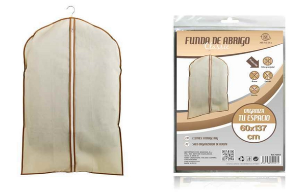 FUNDA ABRIGO CON CREMALLERA