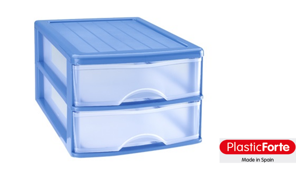 CAJONERA PLASTICO 2CAJONES MEDIANA