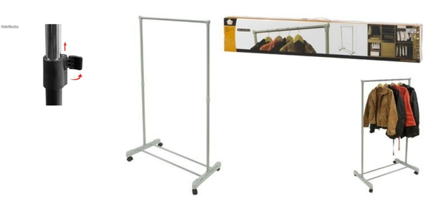 PERCHERO RUEDAS EXTENSIBLE