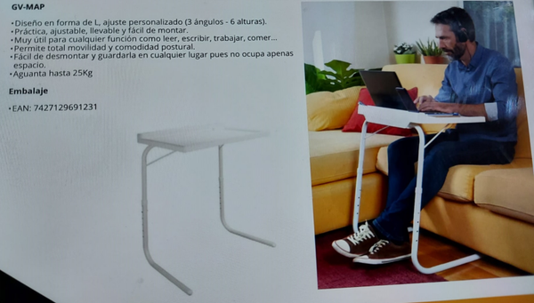 MESA AUXILIAR PLEGABLE