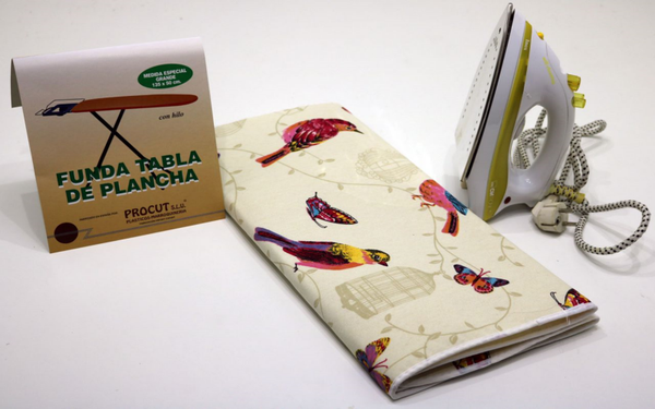 FUNDA PLANCHA ACOLCHADA CORDON 130x50cm