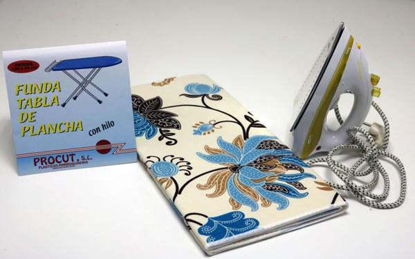 FUNDA PLANCHA ACOLCHADA CORDON 126x45cm