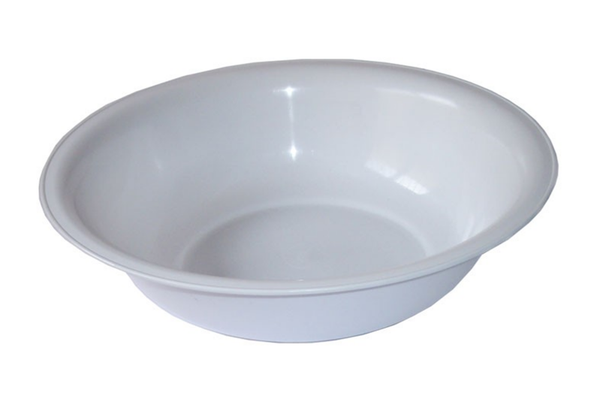 PALANGANA PLASTICO BLANCA