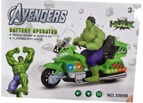 MOTO HULK ACCION LUZ/SONIDO