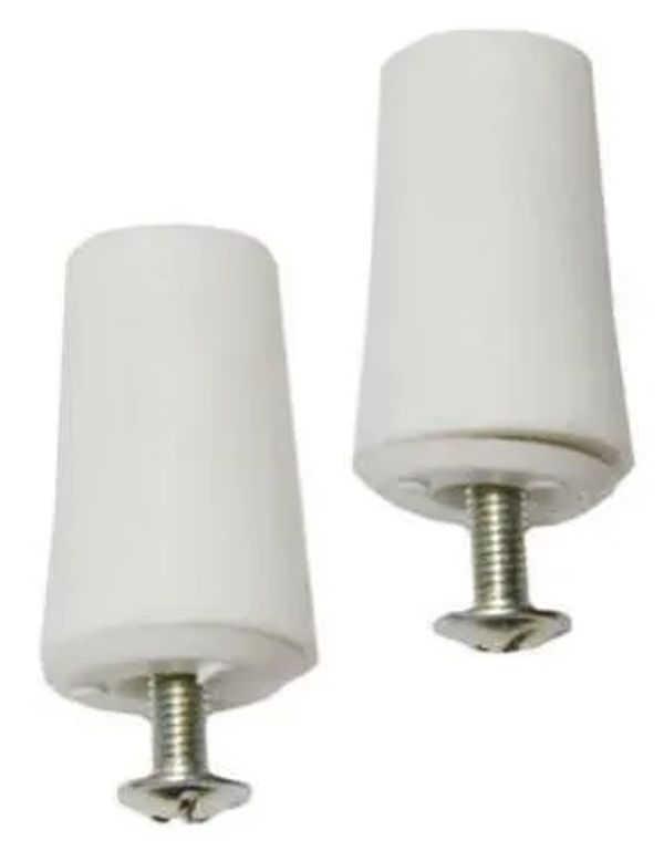 TOPE PERSIANA BLANCO 40mm 2ud BLISTER