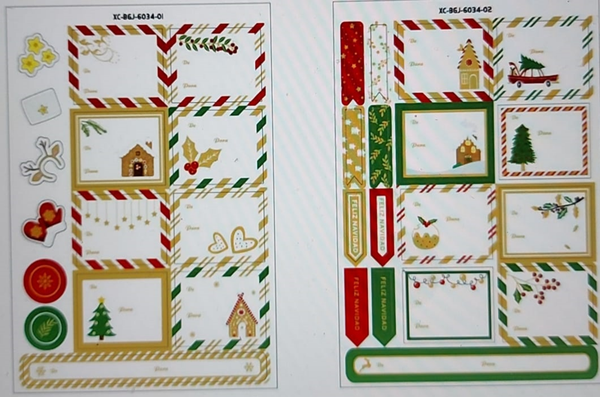 ETIQUETAS REGALO NAVIDAD