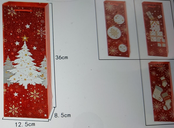 BOLSA REGALO BOTELLA NAVIDAD (12)