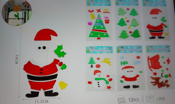ADORNO CRISTAL NAVIDAD GEL SURTIDO