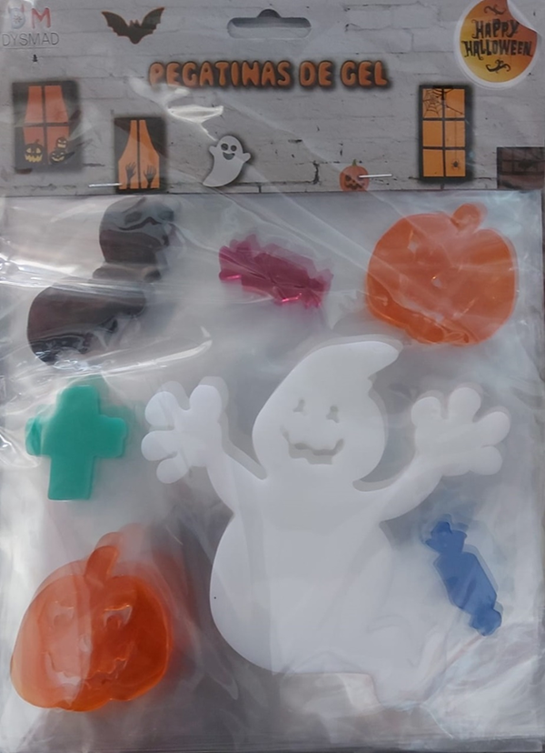 PEGATINAS GEL HALLOWEEN SURTIDAS