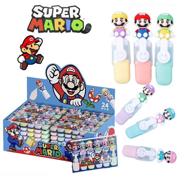 ROTULADORES FLUOR. 6ud SUPER MARIO