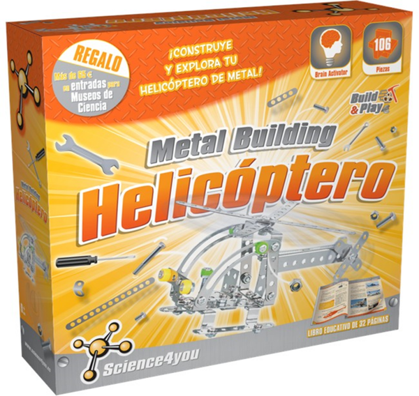 JUEGO METAL BUILDING HELICOPTERO