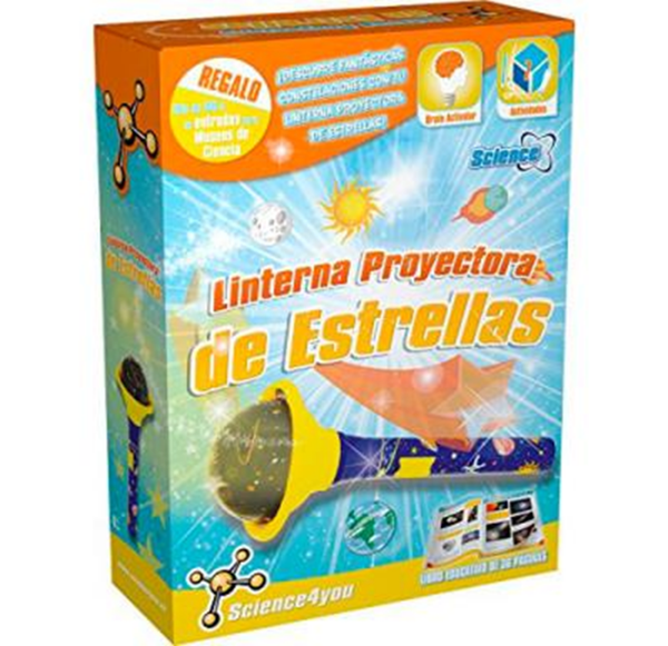JUEGO LINTERNA PROYECTORA ESTRELLAS