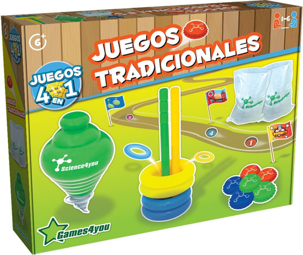 JUEGOS TRADICIONALES 4EN1