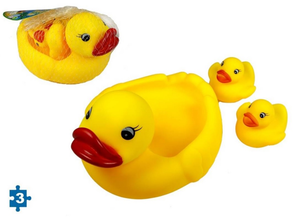PATO VINILO MAMA+2 PATITOS RED