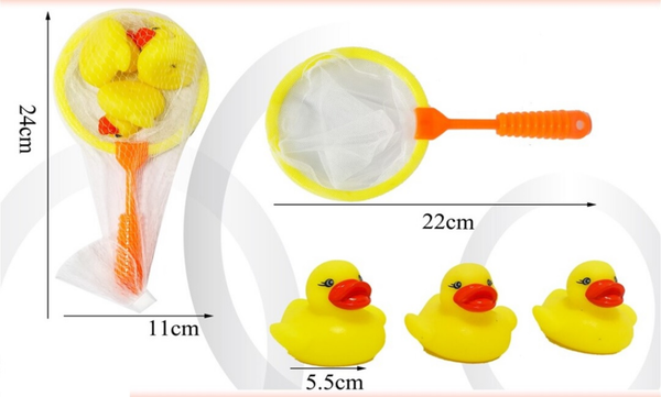 JUEGO RED PATITOS GOMA
