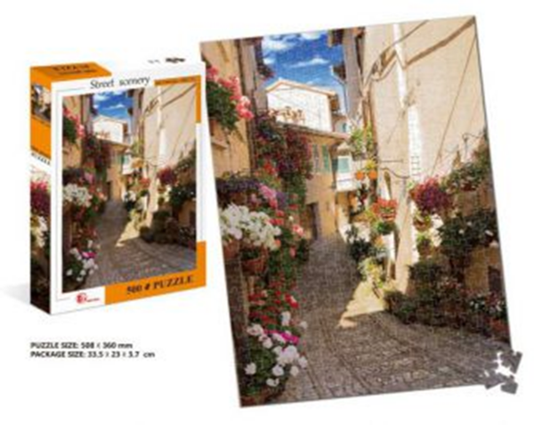 PUZZLE 500pz CALLE FLORES