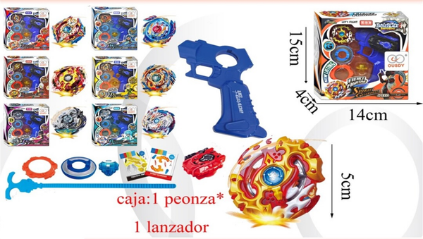 PEONZA BATTLEBLADE LANZADOR CAJA