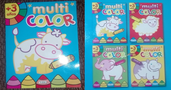LIBRO COLOREAR MULTICOLOR (25)
